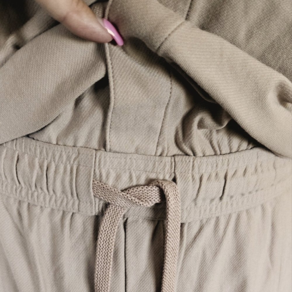 🏷️ATHLETA Farallon Romper Drawstring Organic Cotton UPF Molt Size 3X - Picture 8 of 14